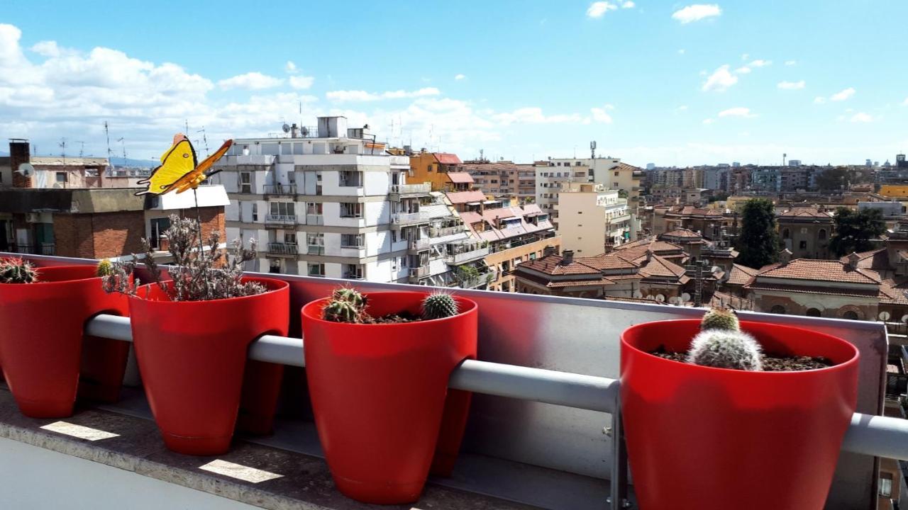 Penthouse 41 In Trastevere With Big Terrace Rom Exteriör bild