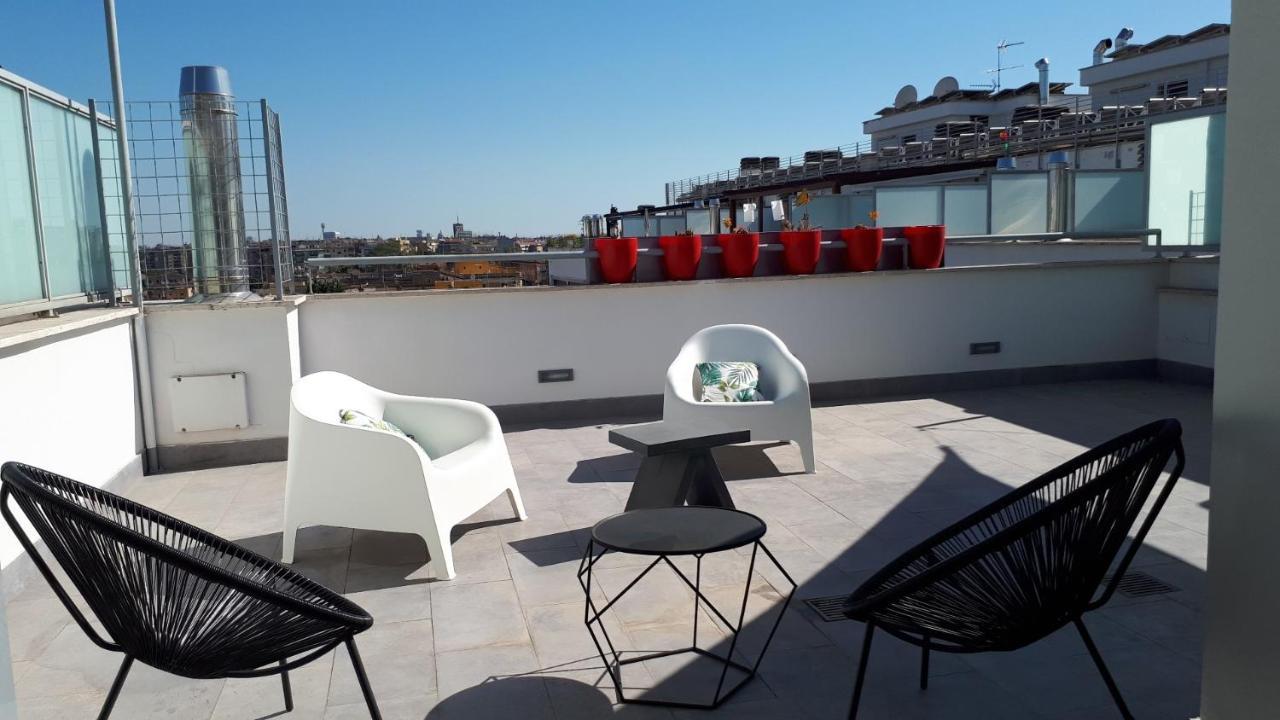 Penthouse 41 In Trastevere With Big Terrace Rom Exteriör bild